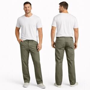 EUC Hurley Nike Dri-FIT Slim Chino Pants Olive 34x30